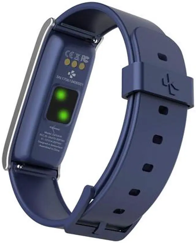 Alt view image 4 of 5 - MyKronoz ZEFIT4HR Activity & Heart Rate Tracker with Color Touchscreen - Blue/Silver