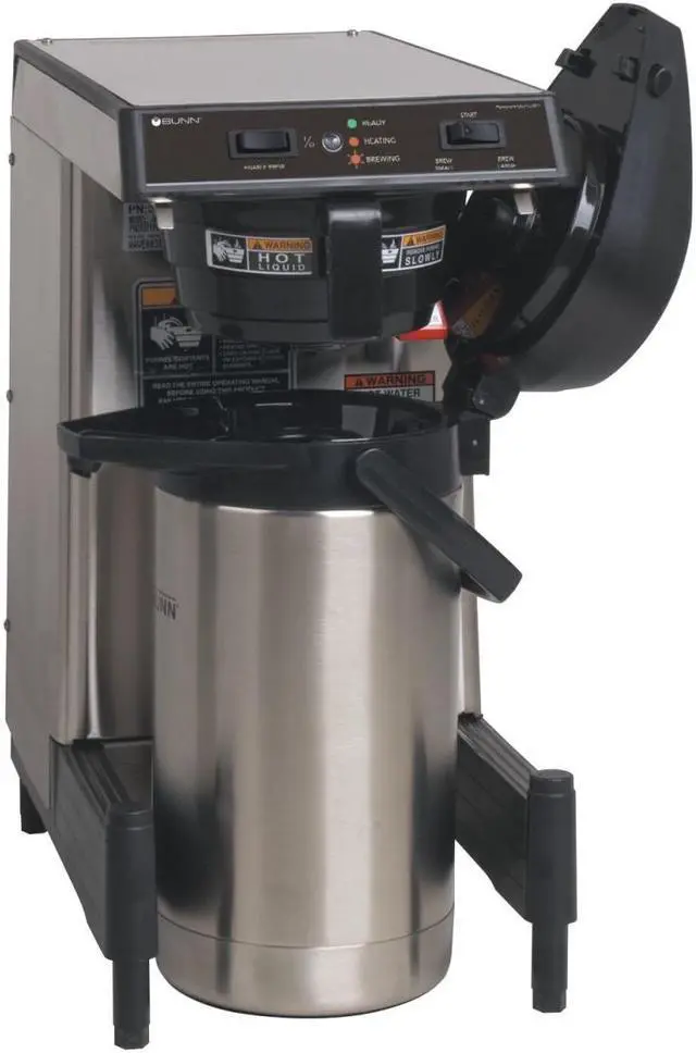 Main image of BUNN 399000006 Black / Silver SmartWAVE Low-Profile Coffee Brewer - Plumbed