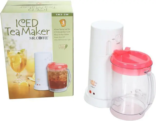 Alt view image 8 of 8 - MR. COFFEE TM3-2W White 3-Quart Iced Tea Maker