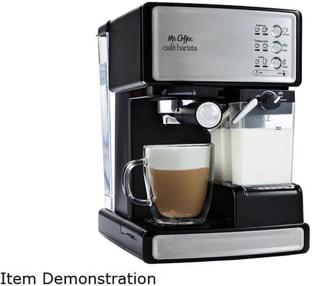 Alt view image 2 of 5 - Mr. Coffee BVMC-ECMP1000-RB Cafe Barista Espresso Maker, Silver