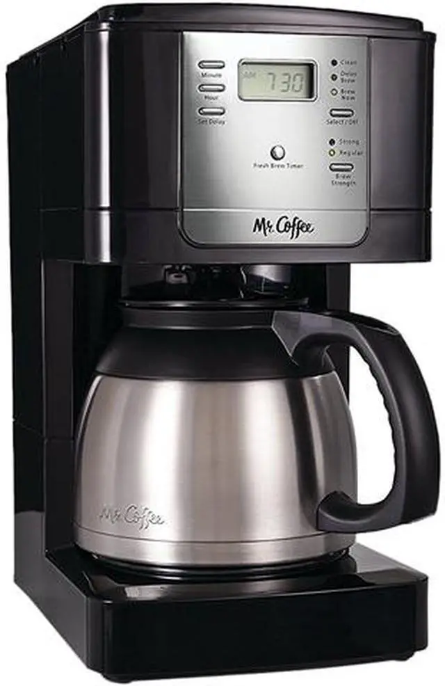 MR. COFFEE JWTX85-RB Black Advanced Brew 8-Cup Programmable Coffee