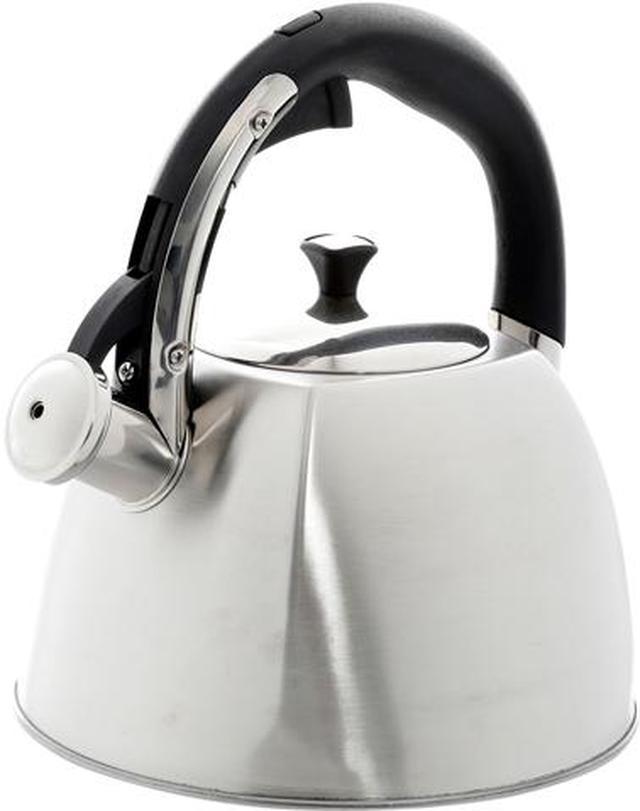 Mr. Coffee Belgrove 2.5 Quart Stainless Steel Tea Kettle, Silver