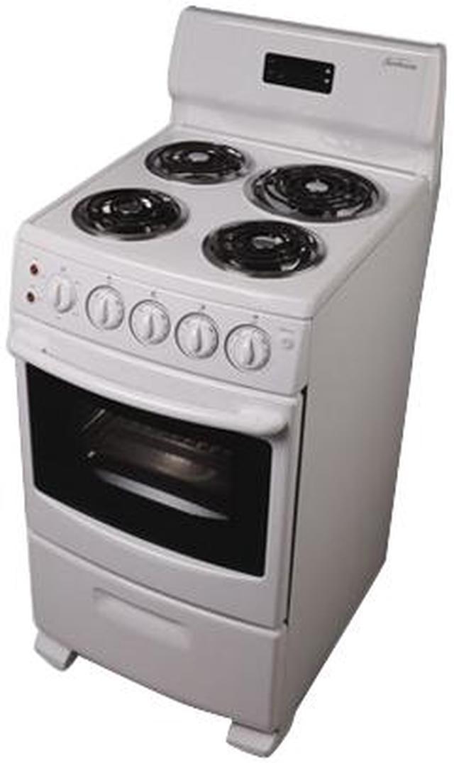 Sunbeam 20 Freestanding Electric Range SNS2EMNCAW 