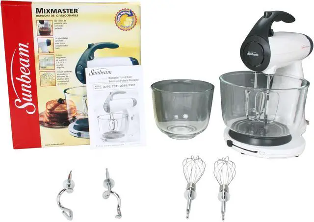 Alt view image 7 of 7 - Sunbeam 2371 Mixmaster Stand Mixer White