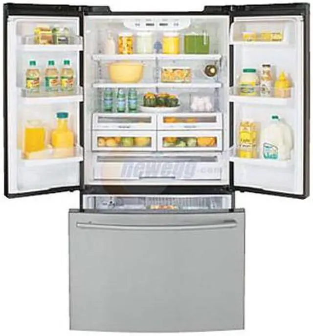 Alt view image 3 of 3 - LG 25 cu.ft. French Door Refrigerator Titanium LFC25760TT