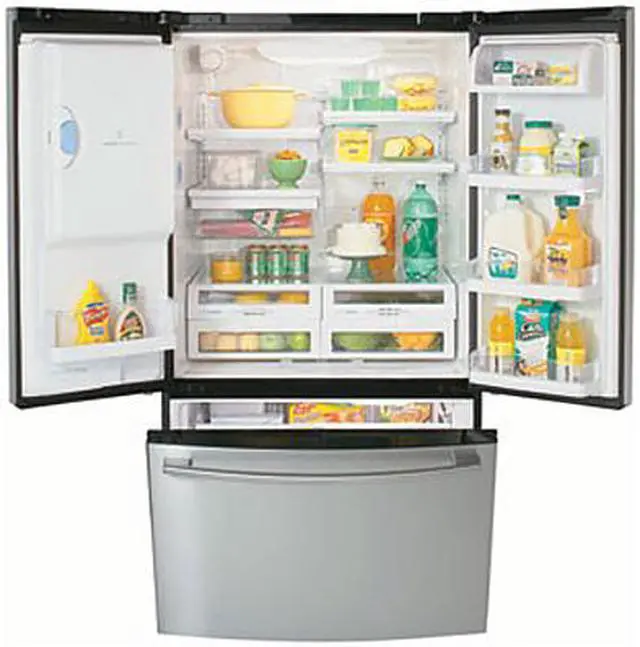 Alt view image 2 of 4 - LG 24.7 cu.ft. French Door Refrigerators Stainless Steel LFX25960ST