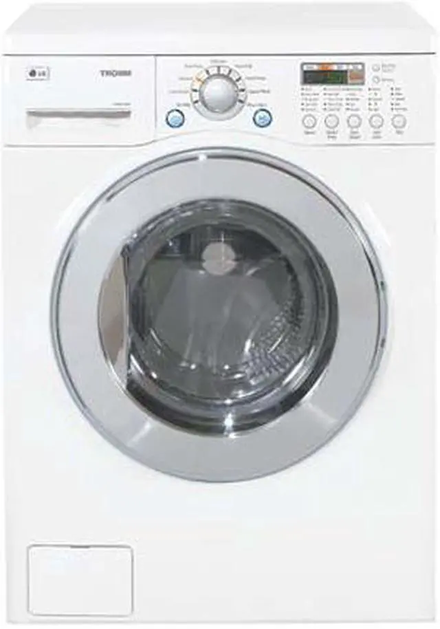 Alt view image 2 of 2 - LG WM3431HS 2.44 Cu.Ft. Titanium Washer/Dryer Combo