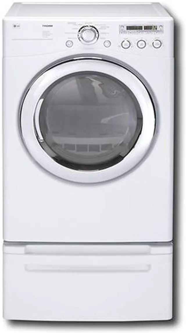 Alt view image 3 of 3 - LG DLE5955W White 7.3 cu.ft. Electric Dryer