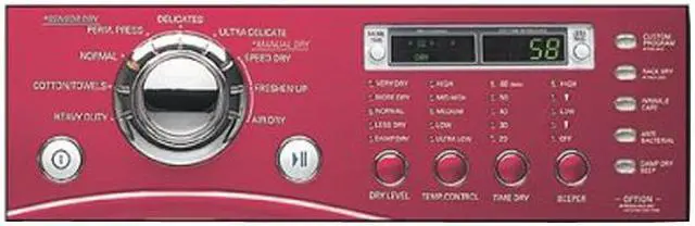 Alt view image 2 of 2 - LG DLG7188WM White 7.3 cu.ft. Gas Dryer