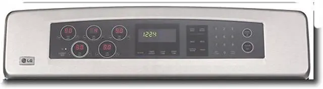 Alt view image 3 of 3 - LG 5.6 cu.ft. Freestanding Electric Range (30") LRE30451ST Stainless Steel