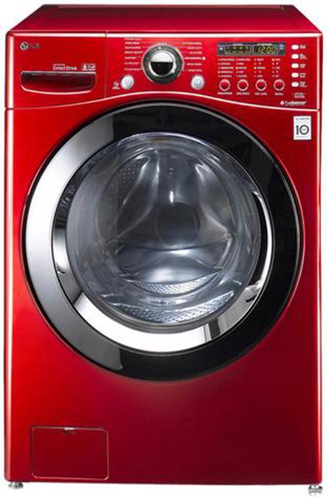 cherry red washer and dryer