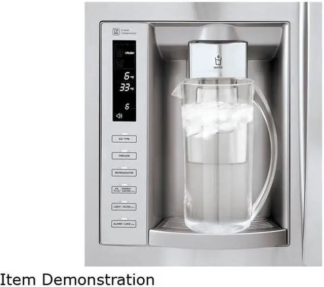 Alt view image 4 of 6 - LG 27.5 cu. ft. LG Refrigerator LMX28988ST Stainless Steel LMX28988ST