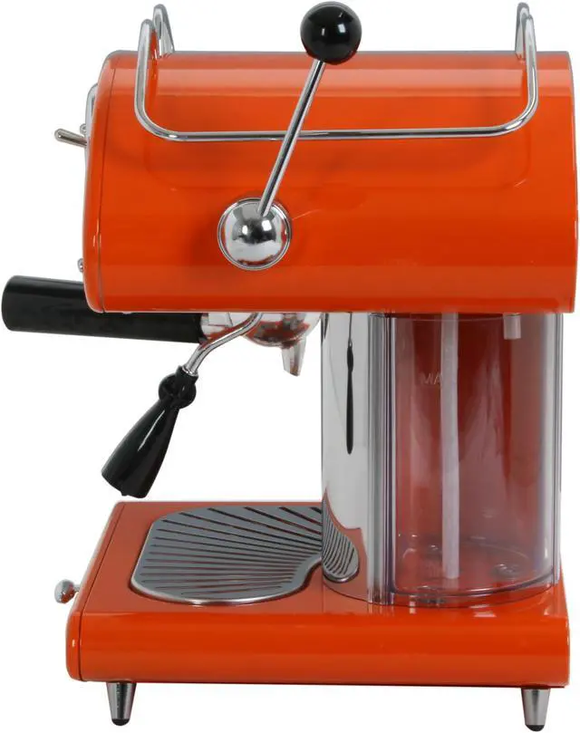 Alt view image 7 of 18 - Espressione 1385O Cafe Retro Espresso Machine Orange