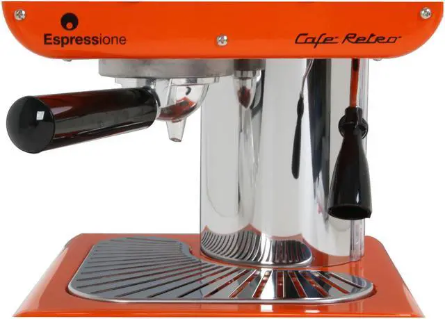 Alt view image 11 of 18 - Espressione 1385O Cafe Retro Espresso Machine Orange