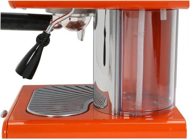 Alt view image 13 of 18 - Espressione 1385O Cafe Retro Espresso Machine Orange