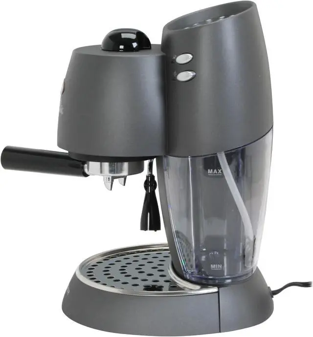 Alt view image 7 of 15 - Espressione 1377 Café Chic Espresso and Cappuccino Maker Anthracite Gray