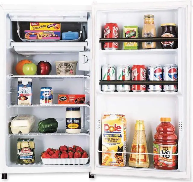 Alt view image 2 of 2 - SANYO 3.6 cu. ft. Counter-High Refrigerator White SR-3620W