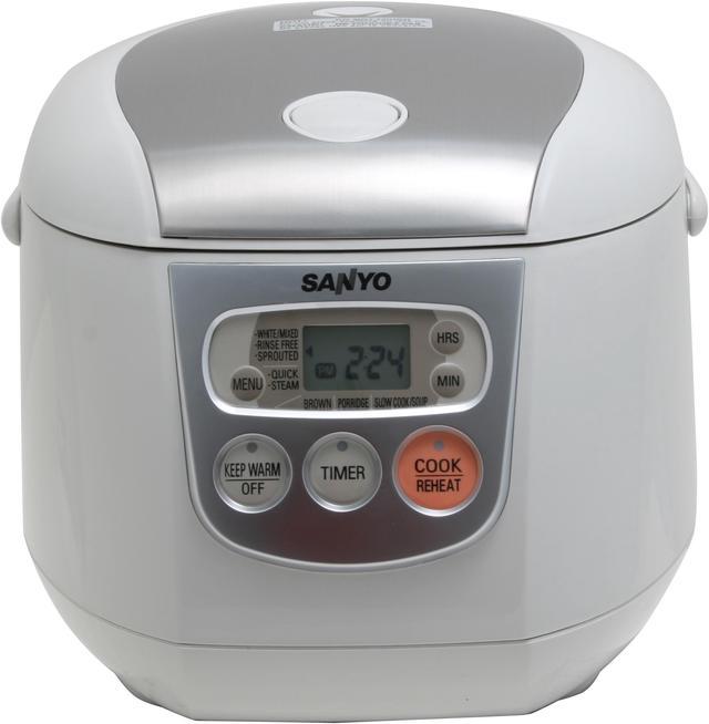 Sanyo ECJ-HC100S 10-Cup Rice Cooker and Slow Cooker Multi-Cooker With PDF  Digital Manual