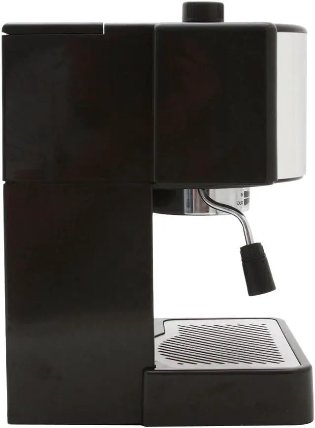 Alt view image 4 of 8 - BRIEL ES35AFB CHAMONIX Espresso/cappuccino machine Black