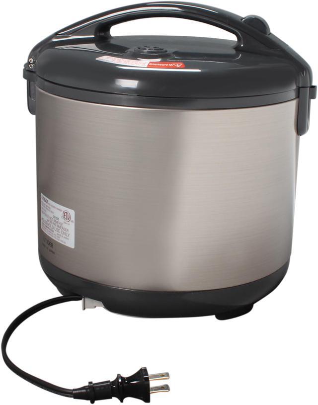 Alt view image 4 of 6 - Tiger JNP-S18U Rice Cooker and Warmer, Stainless Steel Gray, 20 Cups Cooked /10 Cups Uncooked