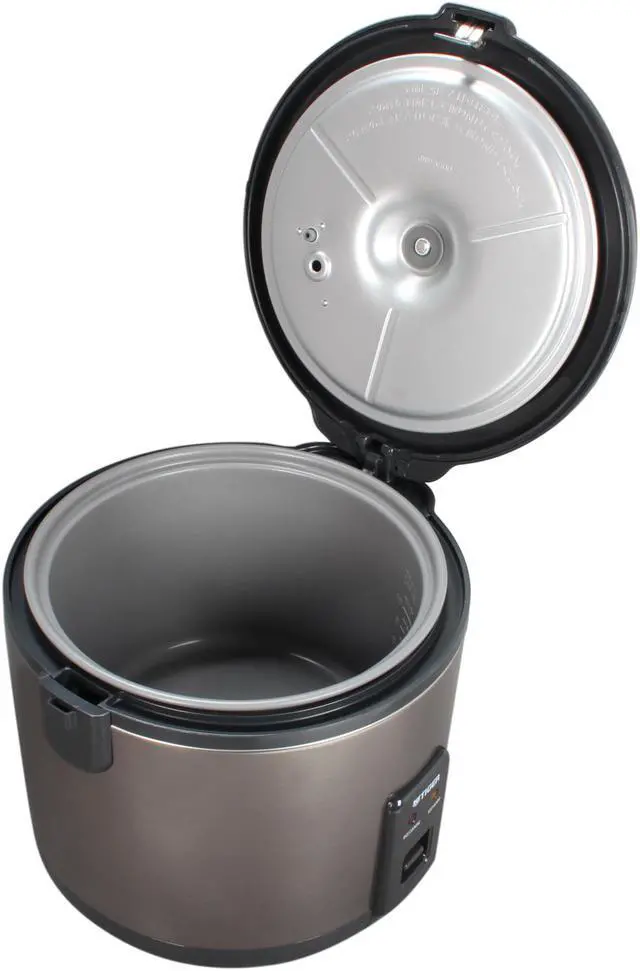 Alt view image 5 of 6 - Tiger JNP-S18U Rice Cooker and Warmer, Stainless Steel Gray, 20 Cups Cooked /10 Cups Uncooked