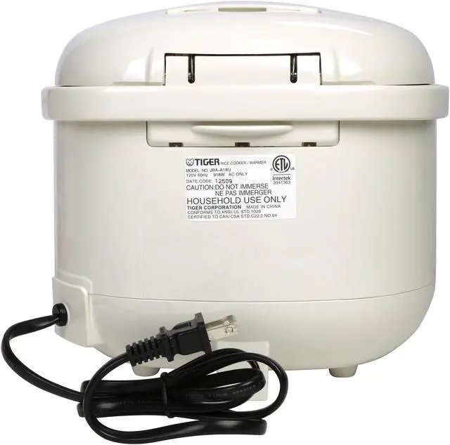 Alt view image 5 of 7 - Tiger Micom Rice Cooker/Warmer,JBA-A18U,10 Cups (Uncooked)/20 Cups (Cooked)