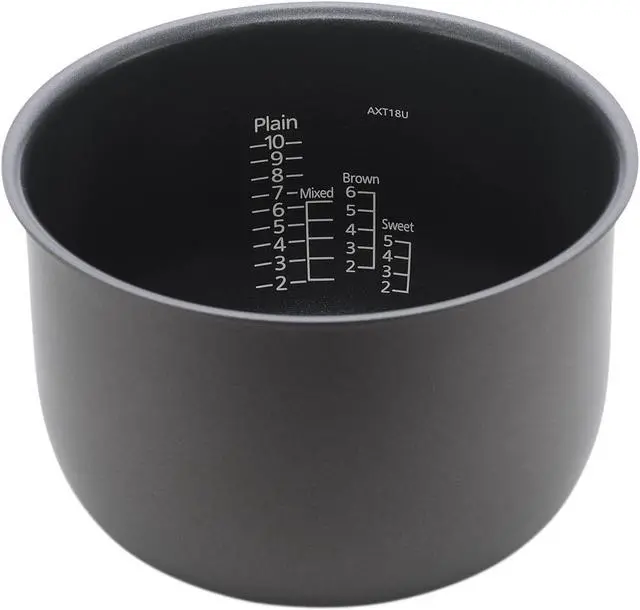 Alt view image 4 of 4 - Tiger JAX-T18U Microcomputer Controlled Multifunctional Rice Cooker, Black, 20 Cups Cooked/10 Cups Uncooked Made in Japan