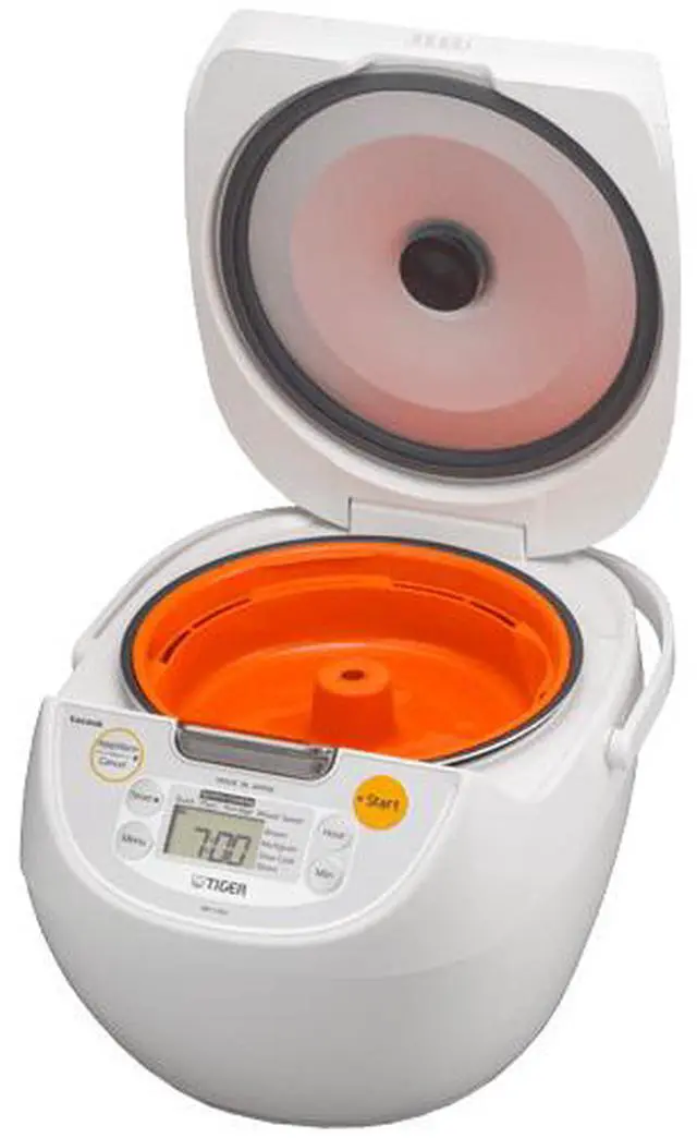 Alt view image 4 of 6 - Tiger JBV-S18U 10-Cup Microcomputer Controlled 4-in-1 Rice Cooker White