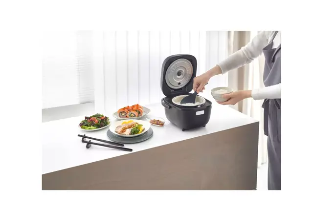 Alt view image 2 of 4 - Tiger 3 Cup Microcomputer Controlled Rice Cooker, JBS-A55U