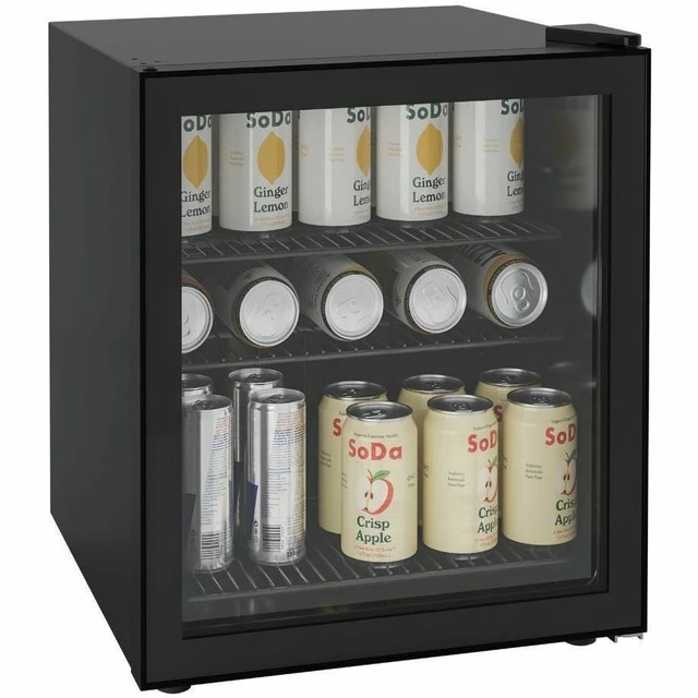 Alt view image 3 of 4 - Avanti 1.7 cu. ft. Beverage Center - 60 Can Capacity - 1.70 ft - Auto-defrost - Reversible - 1.70 ft Net Refrigerator Capacity - 120 V - ACAVBC17F2PG