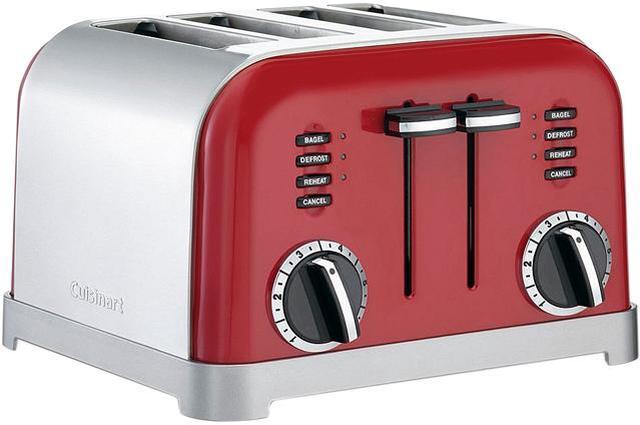 Cuisinart 4-Slice Metal Classic Toaster - Red