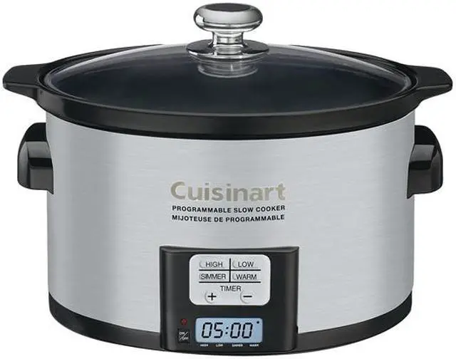 Alt view image 2 of 7 - Cuisinart PSC-350C Silver 3.5 Qt. 3.5 Quart Programmable Slow Cooker