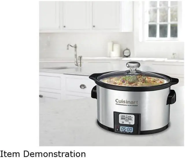 Alt view image 7 of 7 - Cuisinart PSC-350C Silver 3.5 Qt. 3.5 Quart Programmable Slow Cooker