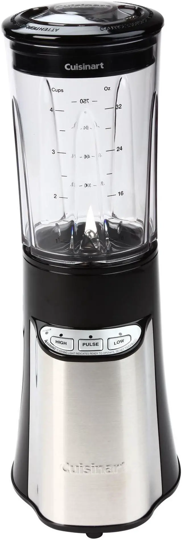 Alt view image 2 of 7 - Cuisinart CPB-100WS Stainless Steel Compact Portable Blender