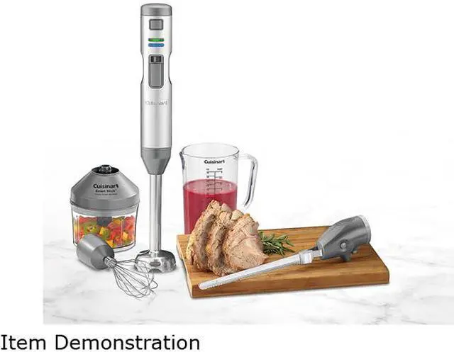 Alt view image 2 of 2 - Cuisinart CSB-300C Smart Stick Cordless Hand Blender & Knife 5 speeds
