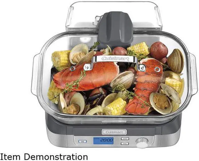 Alt view image 5 of 5 - Cuisinart STM-1000C CookFresh Digital Glass Steamer