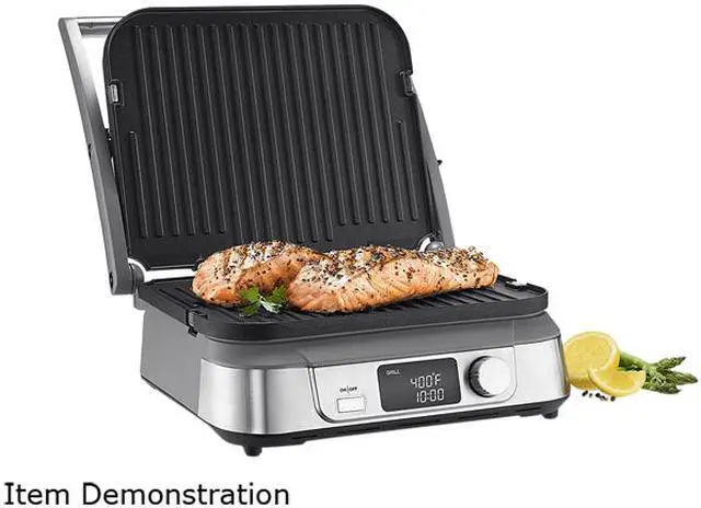 Alt view image 3 of 3 - Cuisinart GR-5B Griddler FIVE Grill Panini