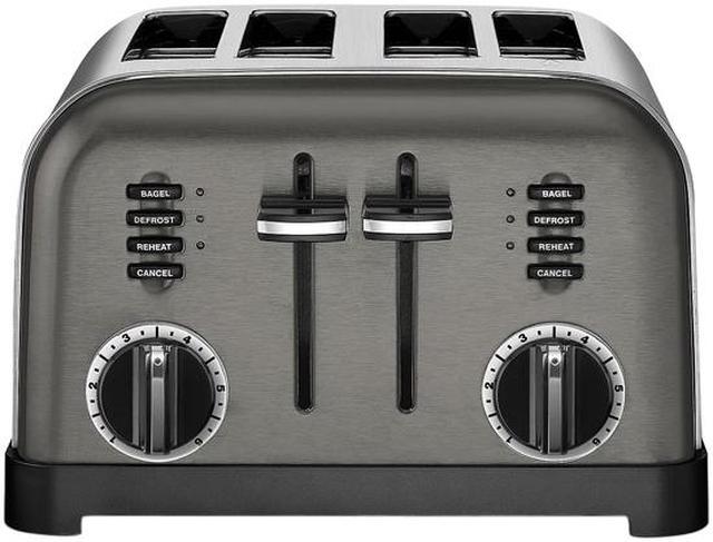 Alt view image 2 of 3 - Cuisinart CPT-180BKS 4 Slice Metal Classic Toaster, Black Stainless