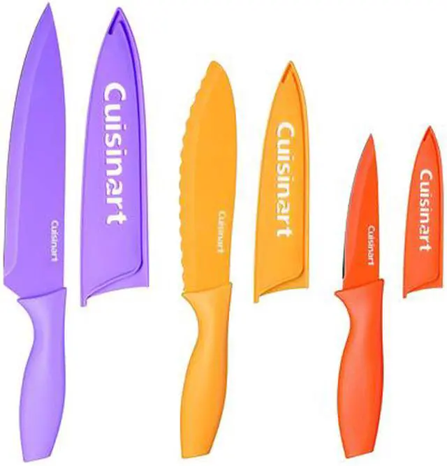 Alt view image 2 of 4 - Cuisinart Advantage Color Collection 9-Piec Cutlery Set and Cutting Board, Multicolor C55CB-9PR