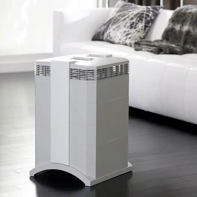Alt view image 2 of 6 - IQAir HealthPro Compact - High-Airflow Medical-Grade Air Purifier with HyperHEPA Filter for Bacteria, Viruses, Airborne Particles, Allergens, Pets, Asthma Triggers, Pollen, Dust; Swiss Made