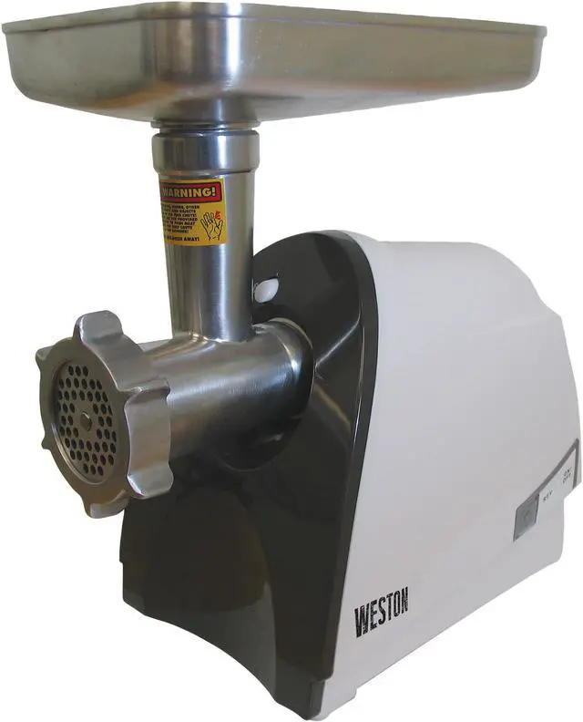 Main image of WestonSupply 33-0201-W Stainless steel Heavy Duty Meat Grinder #8