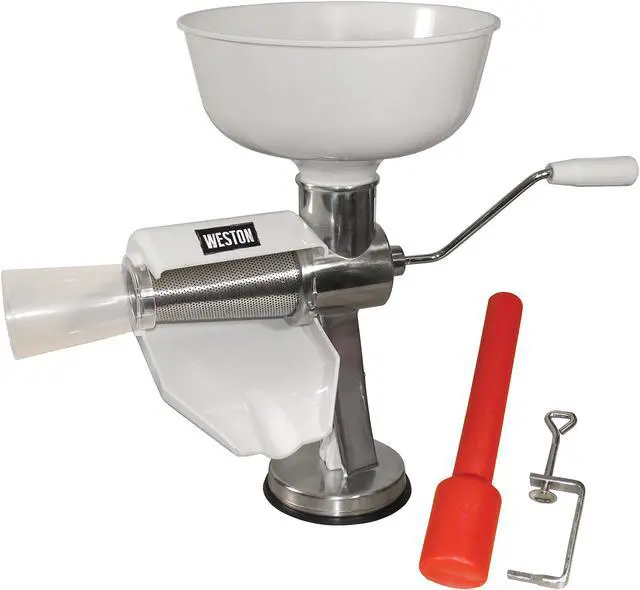 Main image of WestonSupply 07-0801 Stainless Steel Roma Sauce Maker & Food Strainer