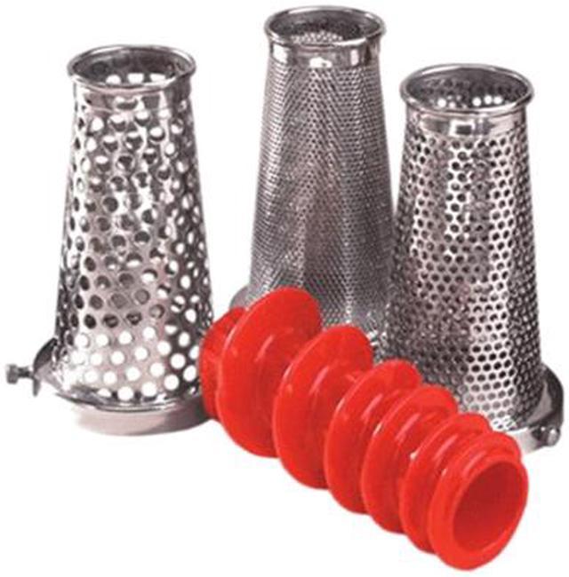 4 Piece Manual Food Strainer & Sauce Maker Accessory Kit - 07-0858