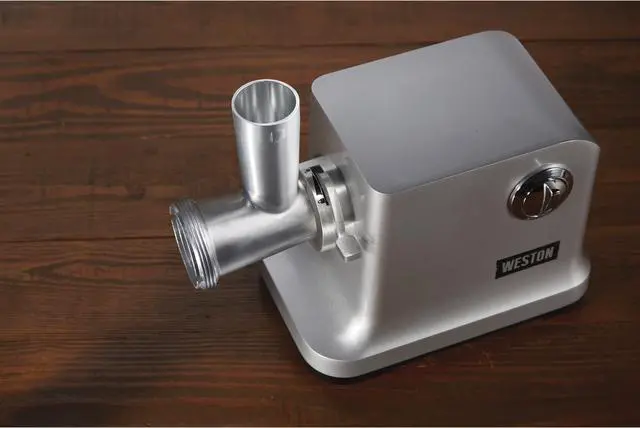Alt view image 5 of 6 - The Weston® #12 Electric Meat Grinder & Sausage Stuffer - 750 watt  -1 hp motor 120 V