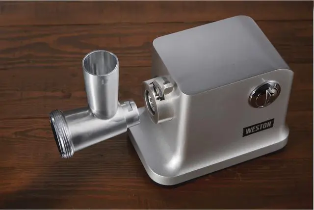 Alt view image 6 of 6 - The Weston® #12 Electric Meat Grinder & Sausage Stuffer - 750 watt  -1 hp motor 120 V