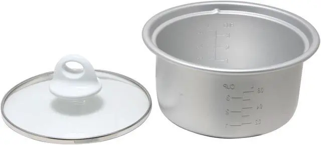 Alt view image 4 of 6 - Panasonic SR-G06G White Rice Cooker