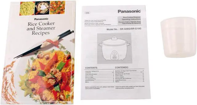 Alt view image 5 of 6 - Panasonic SR-G06G White Rice Cooker