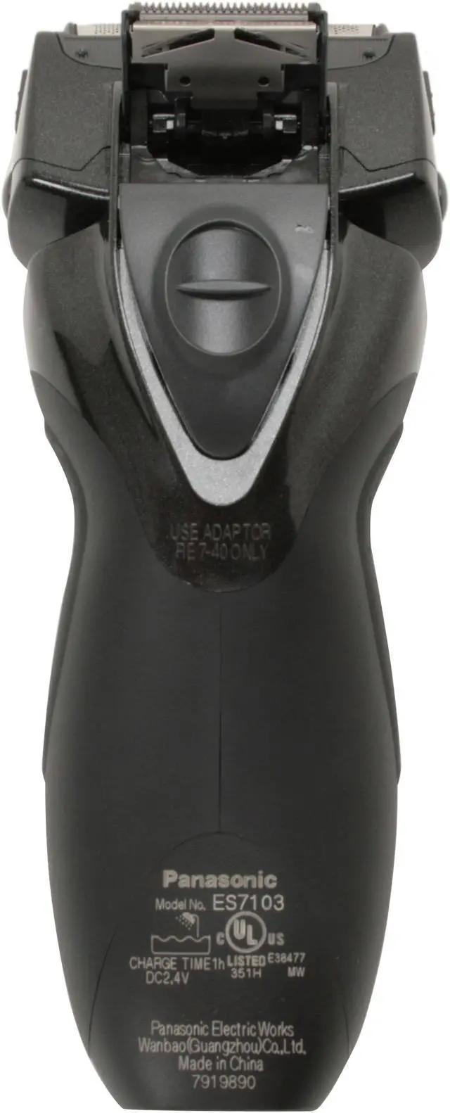 Alt view image 5 of 15 - Panasonic ES7103K Pro-Curve Wet/Dry Shaver with Triple Blade