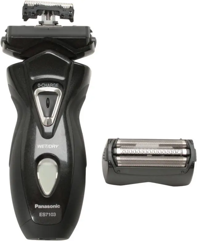 Alt view image 9 of 15 - Panasonic ES7103K Pro-Curve Wet/Dry Shaver with Triple Blade