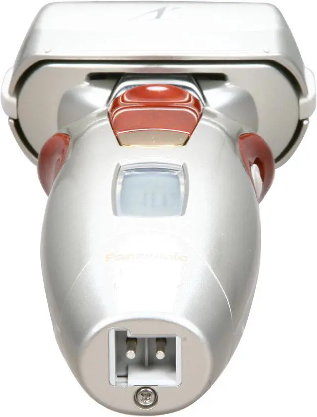 Alt view image 7 of 11 - Panasonic Vortex Shaver with Nanotech Blades, Wood & Gold Accents, Wet/Dry Technology, HydraClean System, Pivot Action Selector and Turbo Cleaning Mode ES8228S